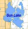 Map of Gun Lake